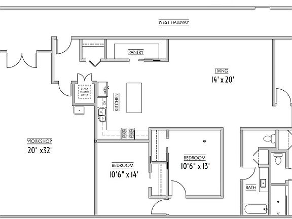 Suite 128 - Floorplan
