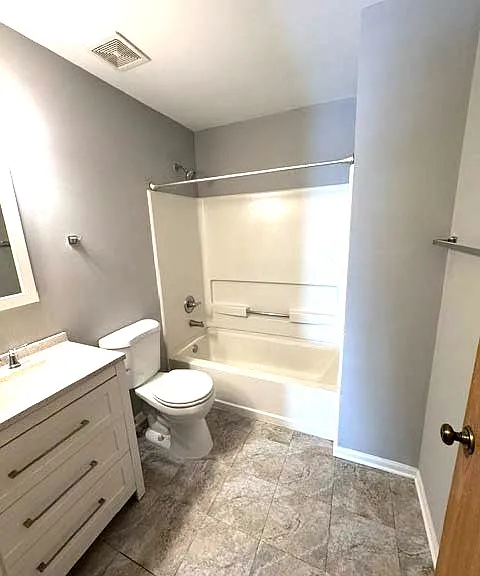 Hallway bathroom