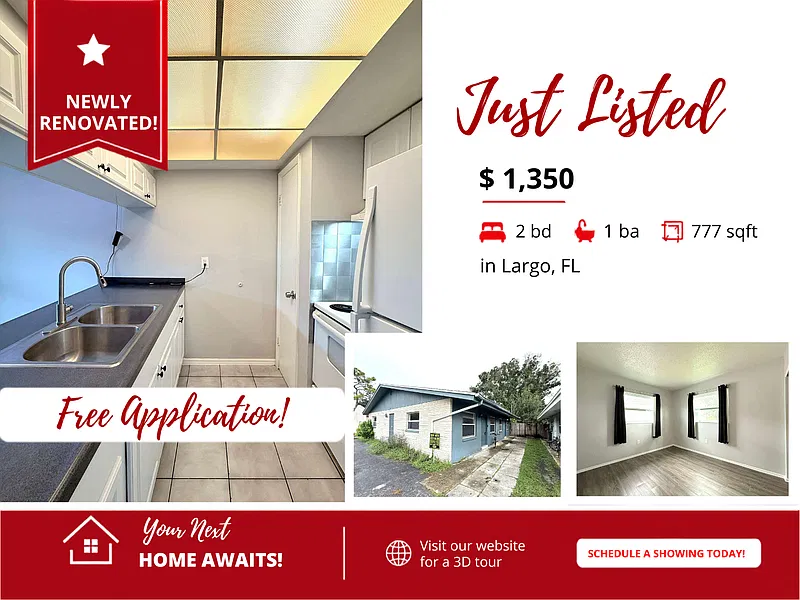 2 bed, 1.0 bath, 777 sqft, $1,350 — Photo 1