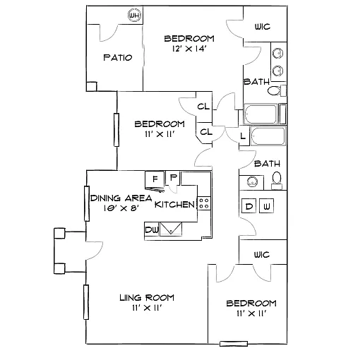 Floor plan Design 3A