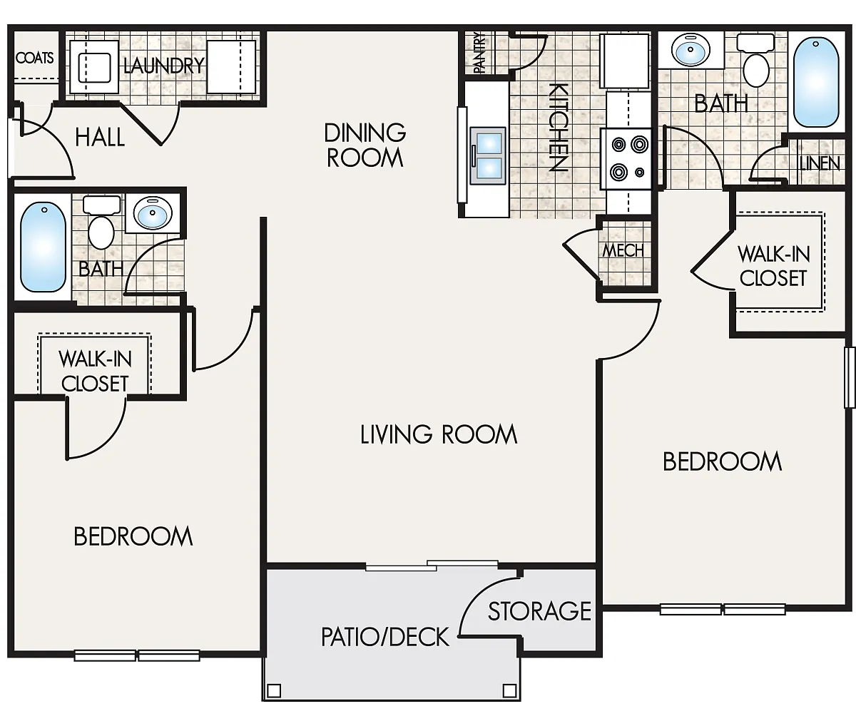Floor plan 2A Floor Plan