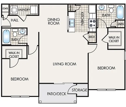 Floor plan 2A Floor Plan