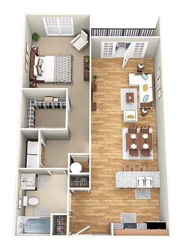 Floor plan The Crosley