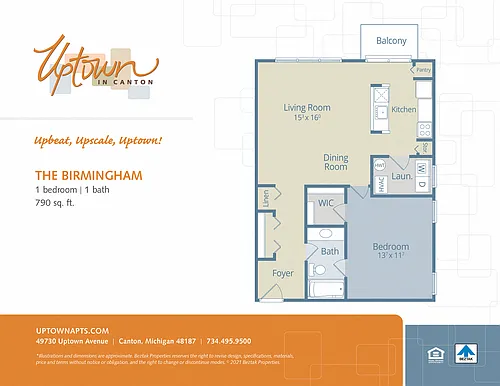 Floor plan The Birmingham