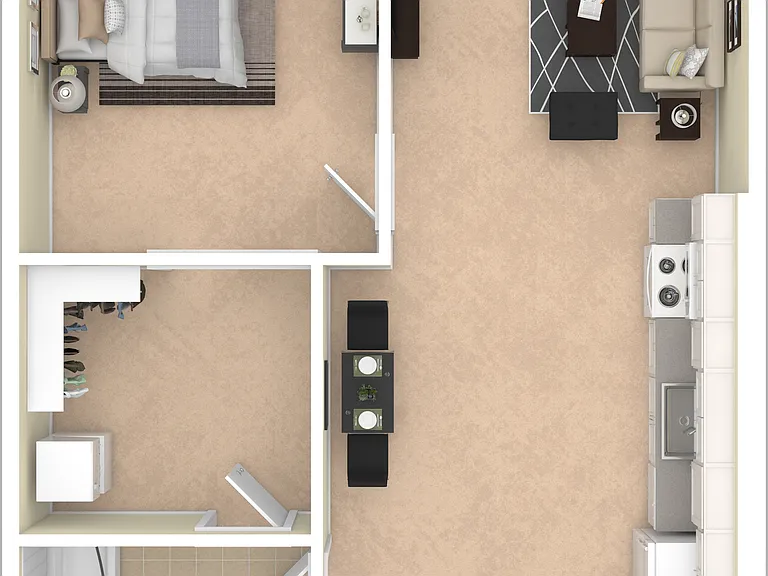 1 bed / 1 bath A5 727 sf 1 bed / 1 bath A5 727 sf