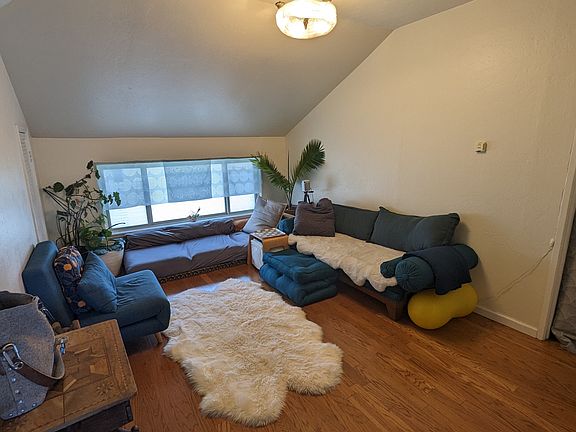 living room with south facing windows