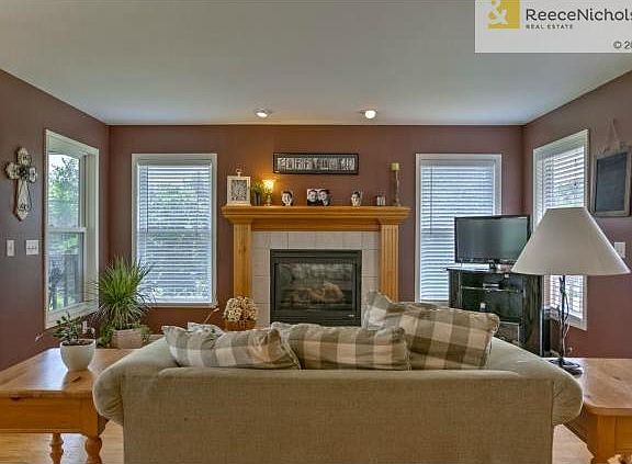 Warm and inviting hearth room
