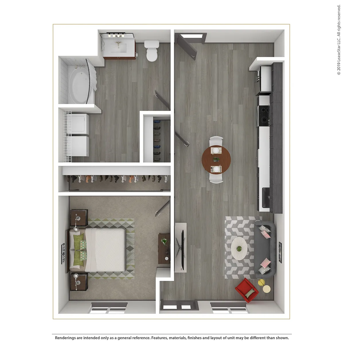 Floor plan Landing A