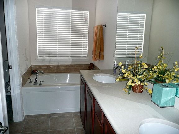 Master Bath with double sinks