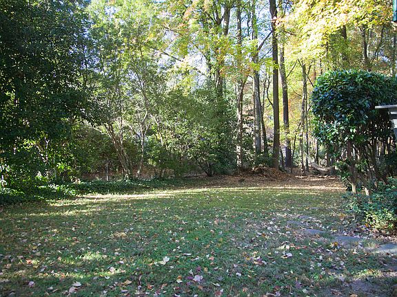 Fenced in back yard