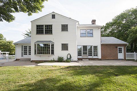 Back view of the house