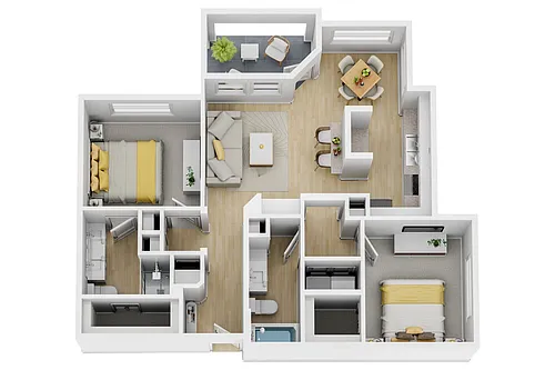 Floor plan B2-Essential Living
