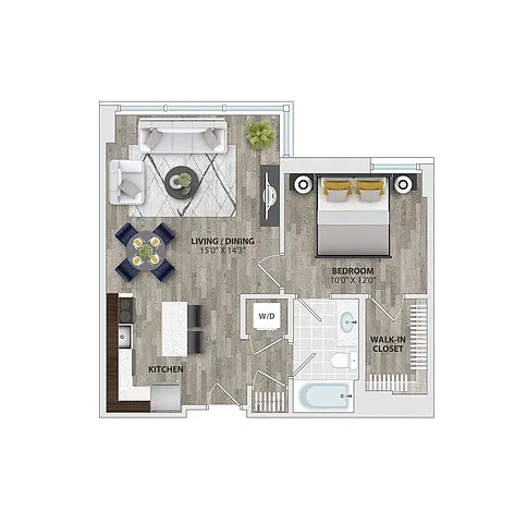 Floor plan 1B1