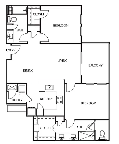 Floor plan B3A