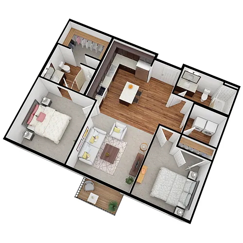 Floor plan DEII Redwood- ADA