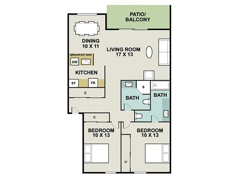 Floor plan B4
