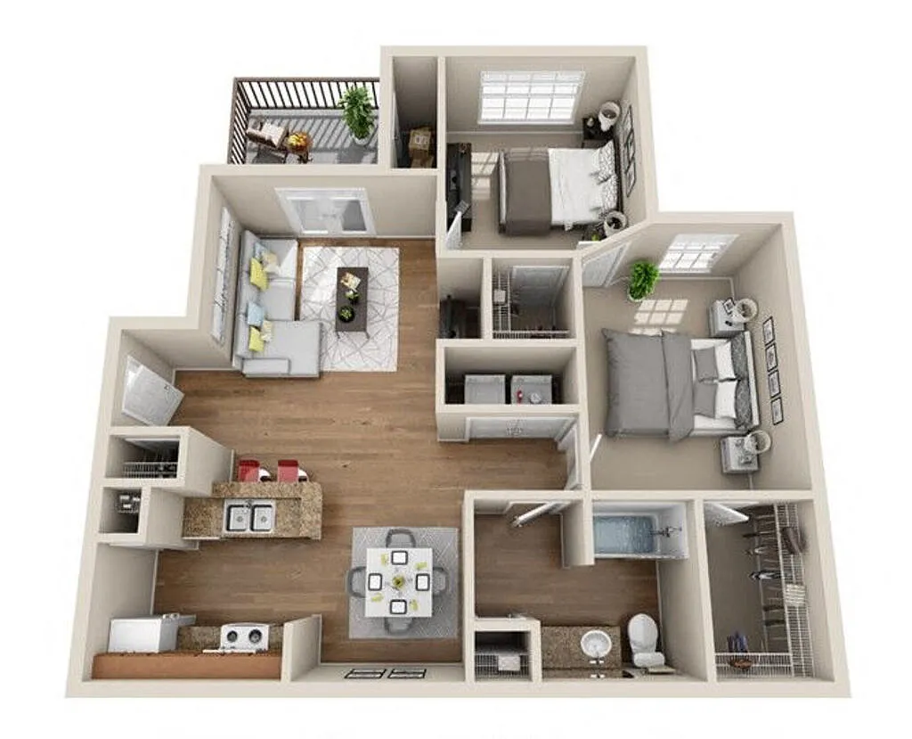 Floor plan B1
