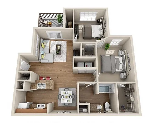 Floor plan B1R