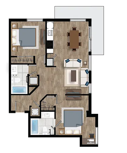 Floor plan B1