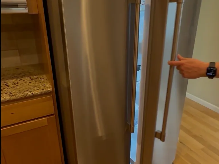 current refrigerator. Additional one in Garage.