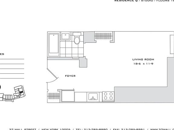 2nd image of 37 Wall St APT 20Q