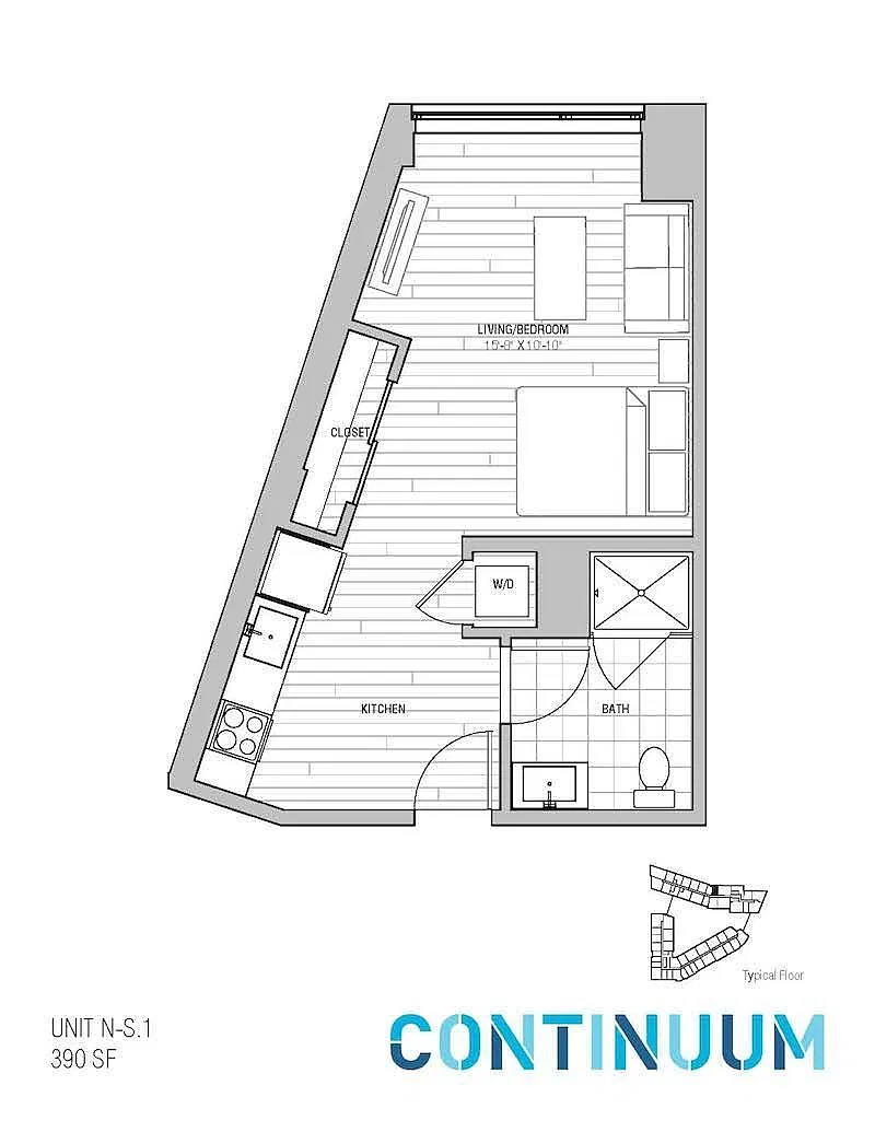 Floor plan Studio