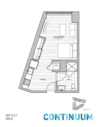 Floor plan Studio