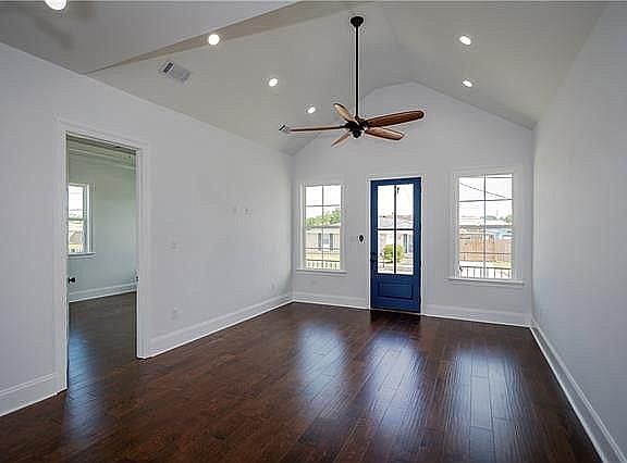 Vaulted Ceiling Living Room