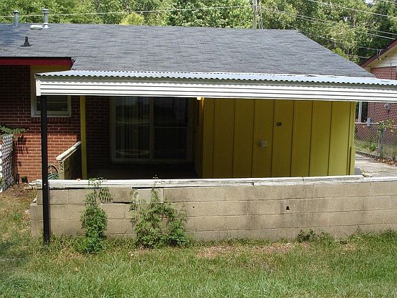Back of House, with Covered Patio