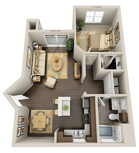 Floor plan A1A