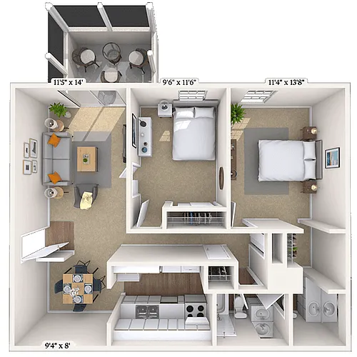 Floor plan The Brunswick