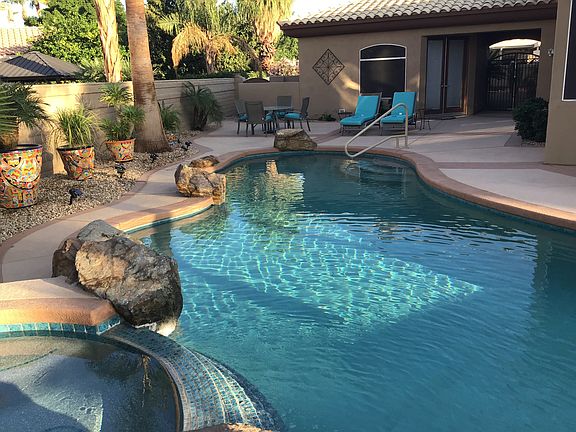 Pebble tech pool and spa