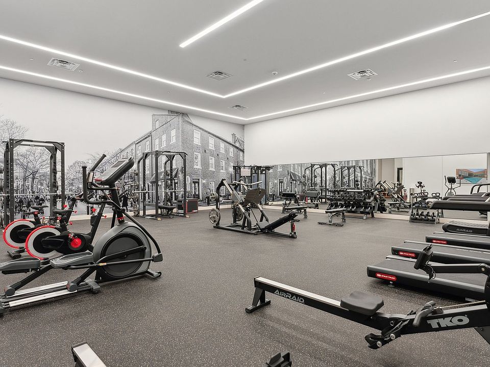 Cancel your gym membership! Your new fitness center is steps from your front door
