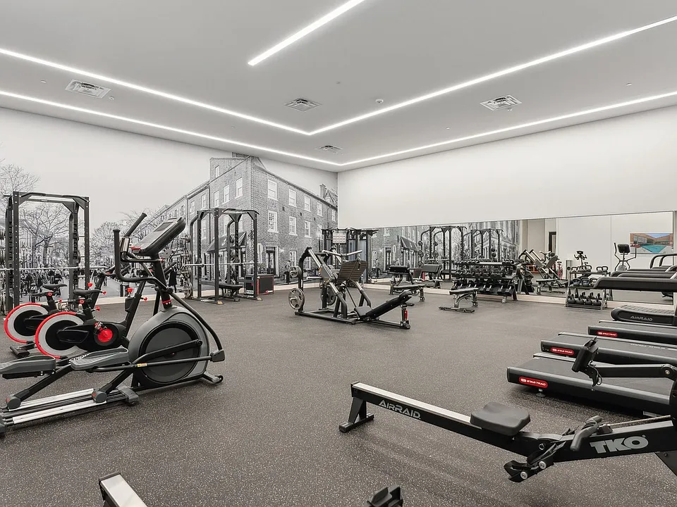 Cancel your gym membership! Your new fitness center is steps from your front door