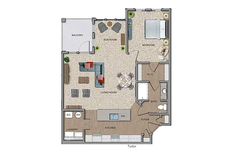 Floor plan Tudor
