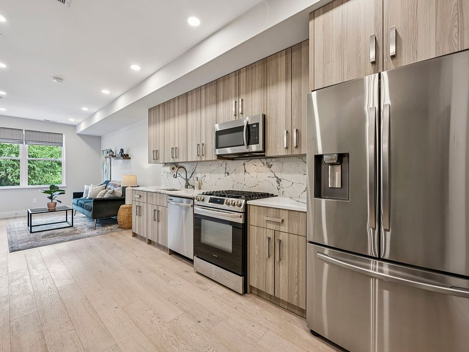 Kitchen with modern appliances