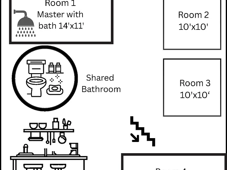 Floor plan level 2
