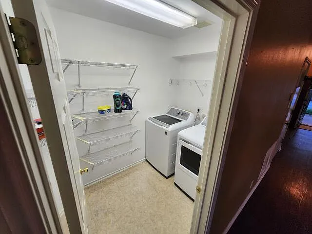 Laundry area