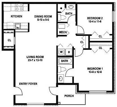 Floor plan The Wyeth