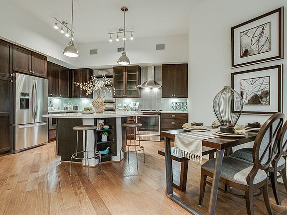 Gables McKinney Ave Model Kitchen and Dining