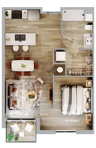 Floor plan Anchor