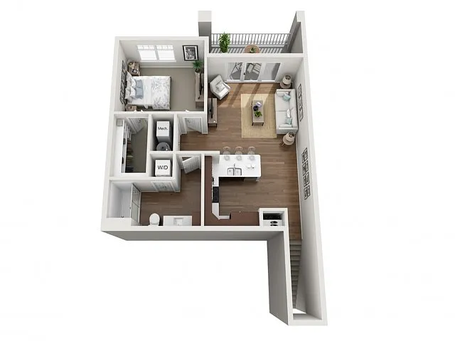 Floor plan 1J