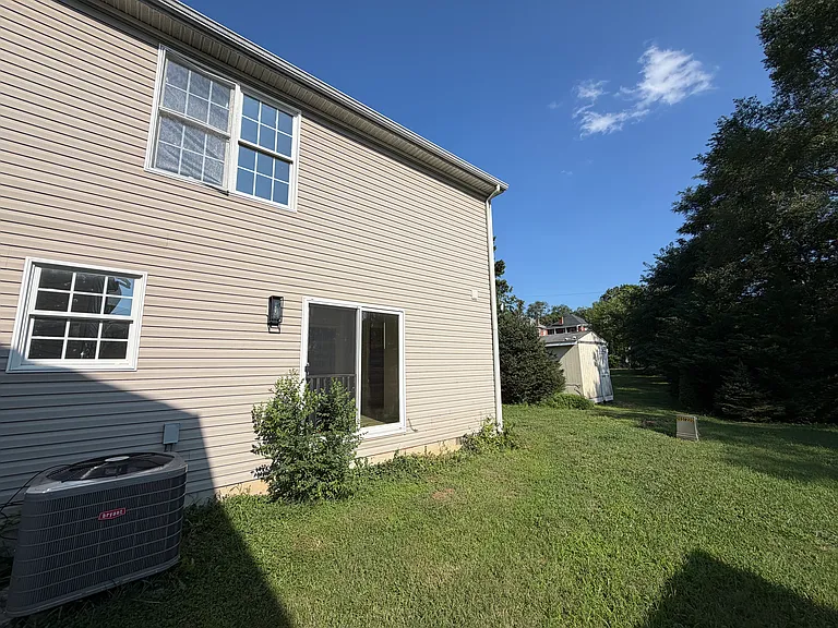 Shows back of the duplex