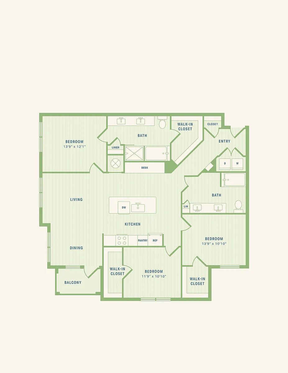 Floor plan The Jones HC (C1HC)