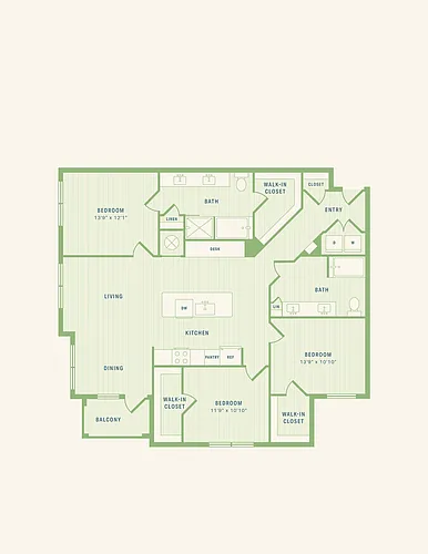 Floor plan The Jones HC (C1HC)