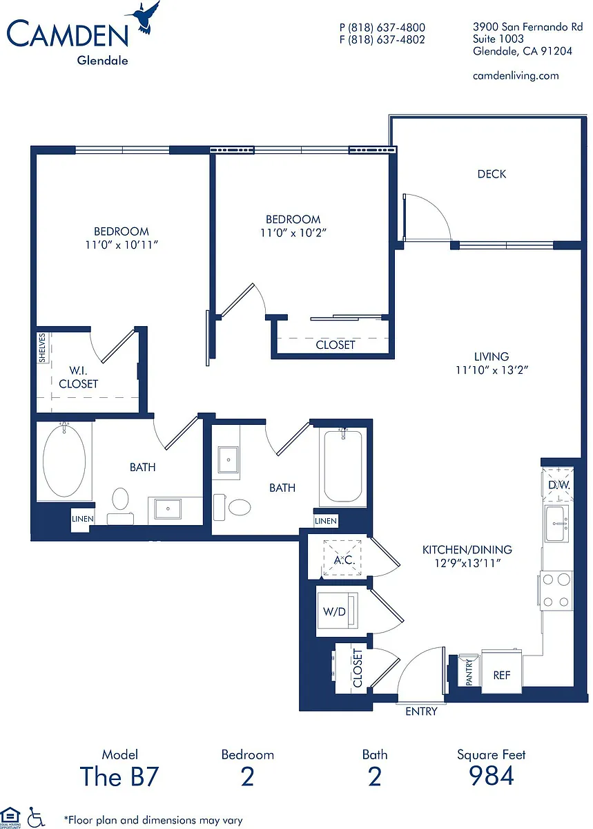 Floor plan B7