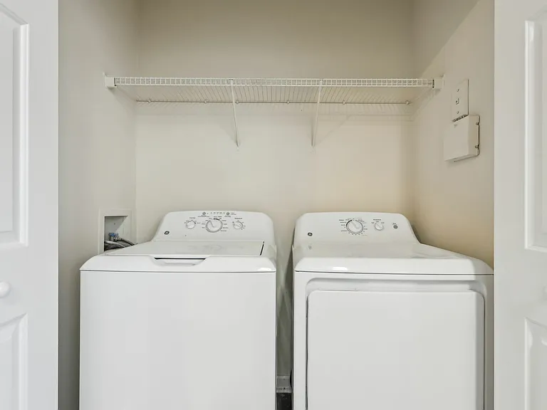 Effortless laundry days with this well-equipped space. Effortless laundry days with this well-equipped space.