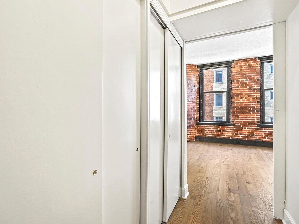 Foyer has two large closets as well as additional space overhead for storage