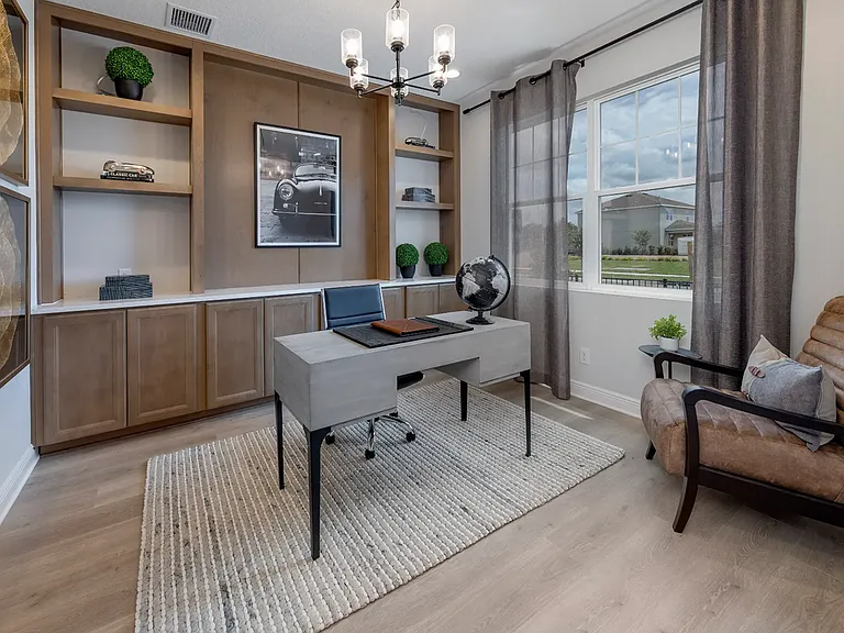 1st floor office/den space. 
(Model home picture)