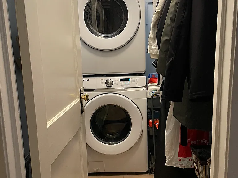 In-Unit Laundry Room & Coat Closet
